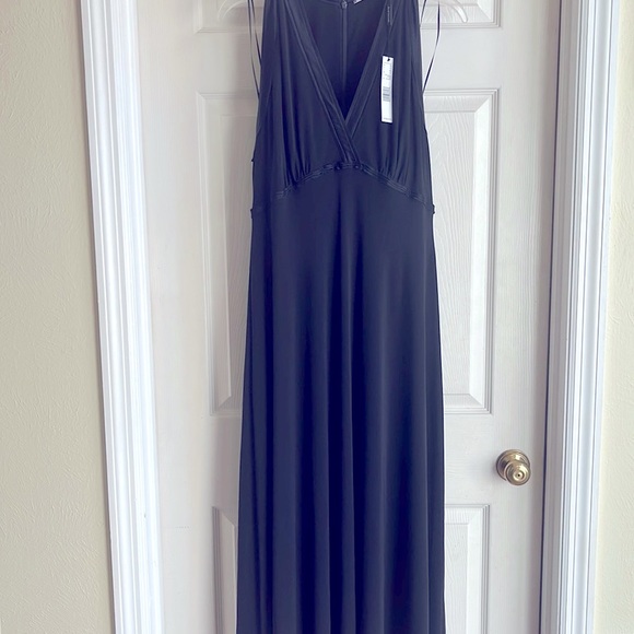 ELIE TAHARI  Everly Silk Trim Sleeveless Maxi Dress/Gown - Picture 5 of 15